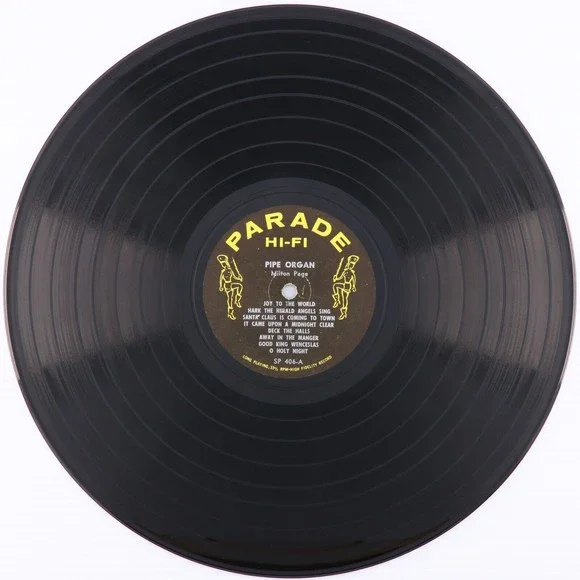 Milton Page – Big Pipe Organ for Christmas - 12" Vinyl LP Record Parade SP-406 - Picture 9 of 16